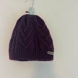 Columbia Knit Beanie - Dark Maroon